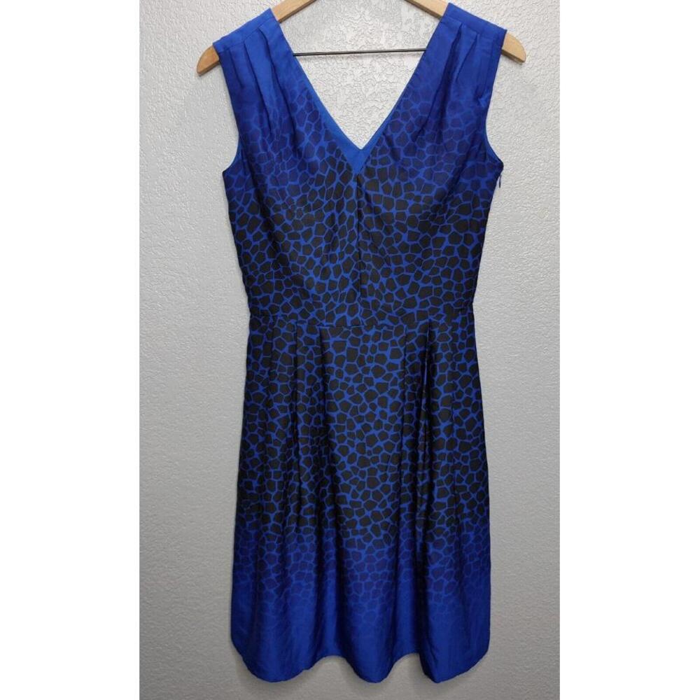 Loft Brand Blue w/Black Shapes Women's Dress Size 2T